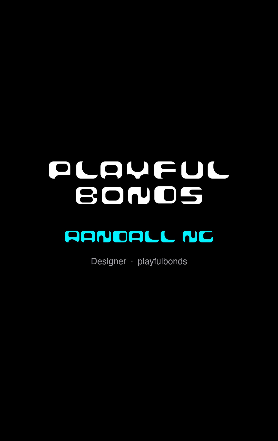 Business card, back